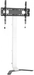 Floor stand, for 1 monitor, 32 to 70 inch, up to 40 kg, VESA max. 400x400 mm, black/white, ICA-TR47