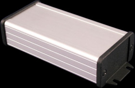 Aluminum enclosure, (L x W x H) 120 x 59 x 31 mm, natural, IP65, 1457C1202