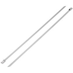 TruComponents 40074 Cable tie 152mm 4.60mm Sil