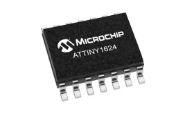 Mikrokontroler Microchip ATtiny1624 SOIC 14-pinowy Montaż powierzchniowy AVR 16 kB 8bit 20MHz Flash