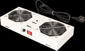 26210294 19" fan unit, 2 fans, gray