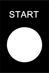 Label, for control and signal devices, ZB2BY2303