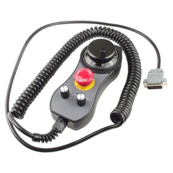 Ręczne pokrętło sterujące MPG 6‑osiowe 100 impulsów 5V z przyciskiem awaryjnym