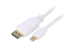 Mc.2110.1112.010Wh Kabel Displayport 1.1 Displayport Wtyk, Mini Displayport Wtyk