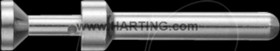 09 33 000 6127 Contact pin, 0.14 ... 0,37mm², copper, silver plated