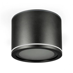 Punktowa oprawa sufitowa do łazienki UMA Sand Gun Color IP54 okrągła antracyt EDO777543