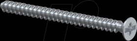 2472-40 Machine screw, PlusMinus, Ø 3.2 x 40 mm, GVZ