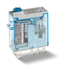 Przekaźnik 48V dc SPDT Finder, Wciskane