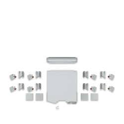 Obudowa urządzeń elektronicznych Zestaw obudów na szynę DIN Phoenix Contact Do montażu na szynie DIN 16A Płytka