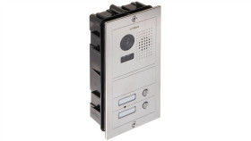 Stacja Bramowa Podtynkowa, Dwulokatorska, Stal Szlachetna Frezowana, Kamera...