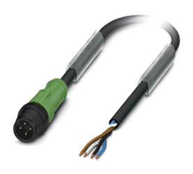 Przewód czujnik-siłownik ze złączem Złącze M12 liczba rdzeni 4 długość 1.5m Rodzaj A Męskie