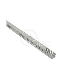 Korytko kablowe grubogrzebieniowe T1, 25x30x2000 mm, szare, B00126