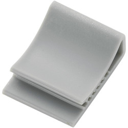 TruComponents 41019 Cable mount Ribbon cbl Light grey 1pcs