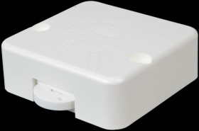 5120-003.05 Built-in chest button, 2 (1) A-250 V 1-pole, white