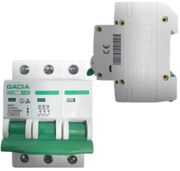 Bezpiecznik Nadmiarowo Prądowy Wyłącznik Nadprądowy C 3P 40A 6kA 3faz Gacia