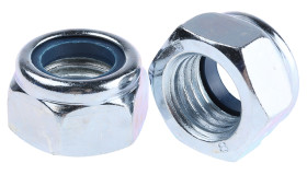 Przeciwnakrętka M20 Nylonowa wkładka samoblokująca typu P Stalowe, ocynkowana