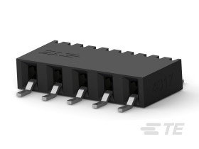 Listwa stykowa PCB 5-pinowe AMPMODU raster: 2 mm Poziomy 1-rzędowe TE Connectivity Płyta 125 V Bez osłony