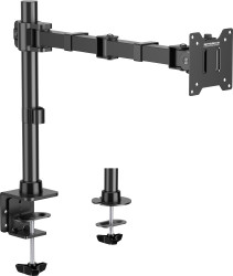 SpeaKa Professional Uchwyt do monitora, stołowy SP-MM-211 1 Wyświetlacz 43,2 cm (17") - 124,5 cm (49") czarny z regulowa