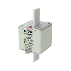 Bezpiecznik z wyśrodkowanym wyprowadzeniem 500A 500V ac NH01 gG - gL Eaton