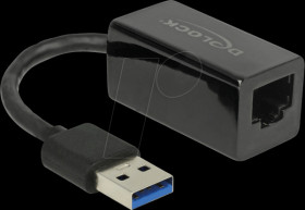 65903 Adapter USB 3.1 Gen 1 A male> LAN compact black