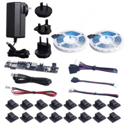 BIQU RGB Upgrade Kit - inteligentne podświetlenie LED do drukarek 3D Bambu Lab H2D/H2S