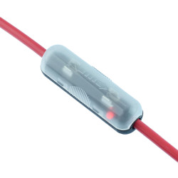 6.3x32mm LED Indicator Inline Fuse Holder 30A R3-77