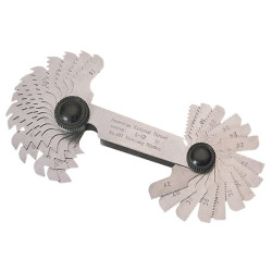 Draper 51071 30 Blade 4 - 42 Tpi Unf and Unc Screwpitch Gauge Set