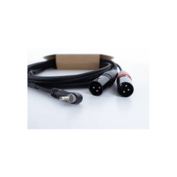 Cordial 14874 Cordial EY 1,5 WRMM XLR Y adapter Black 1.50 m Audio Cable