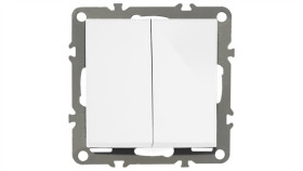 Quadra Włącznik Wyłącznik Łącznik Światła Podwójny