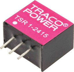 Regulator przełączający, 1.5W, Uwe 4.6 → 36V dc, Uwy 1.5V dc, Iwy 1A, TRACOPOWER, TSR 1