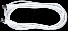 SAK15100 Connection cable, axial F-connectors, Quickfix, 1.5 m