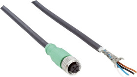 Złącze i kabel ze złączem Złącze M12 liczba rdzeni 4 długość 10m Rodzaj A Żeńskie