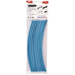 Heatshrink tubing, 3:1, (6.4/2 mm), PO, crosslinked, blue, 308-30612, package with 10 pieces