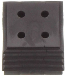 CONTA-CLIP 28557.4 Element uszczelniający KDS-DE 4X2-3 BK, (D x S x W) 20.3 x 20.3 x 17.7 mm, termoplastyczny elastomer,