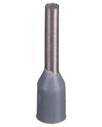Końcówka tulejkowa izolowana TI 0,75mm2/8mm szara cynowana TI0,75L8x500 /500szt./