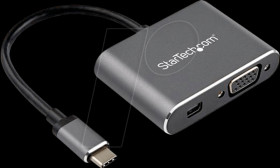 CDP2MDPVGA Adapter USB-C connector to VGA, Mini DP 1.2, 4K 60 Hz