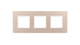 Dante Ramka Potrójna Aluminium Lakierowane Satyna 4550283