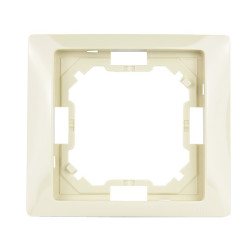 Ramka pojedyncza beżowa BMRC1/12 Kontakt-Simon Basic Neos