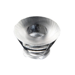 Soczewka LED szerokokątna, kąt widzenia 35° Bezbarwny Metakrylan polimetylu (PMMA) Kopuła, Ledil