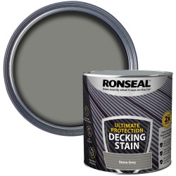 Ronseal 39121 Ultimate Protection Decking Stain Stone Grey 2.5 litre