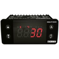 Emko ESM-3712-HCN Temperature Controller PTC -50-130&#xB0;C 16A/5A Panel Mount