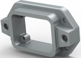 Housing, size HB6, die-cast aluminum, screw locking, IP68, T1932061001-000