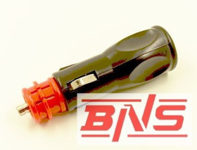 Wtyk zapalniczki samochodowej czerwona 12-24V / 6,3A