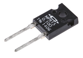 Rezystor 100mΩ 15W ±1% 0 → +200ppm/°C Folia zasilania Caddock