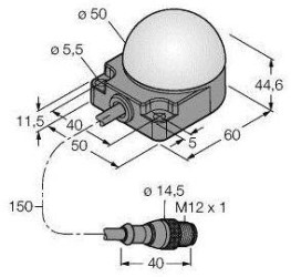 Czujnik umiejscowienia Turck 3801187 1 szt.