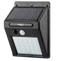 NEO LAMPA SOLARNA ŚCIENNA 20 SMD LED 250 LM 99-055