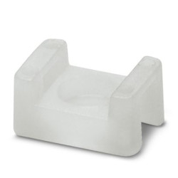 Uchwyt opaski kablowej do opasek 5mm długość 15mm szerokość 9,5 mm średnica otworu 3.5mm Phoenix Contact Biały