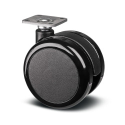 Koło samonastawne średnica kabla 75mm Tente 50kg wysokość całkowita 84mm