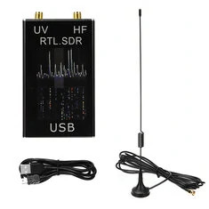 100KHz-1.7GHz Pełna Pasmo UV HF RTL-SDR Odbiornik USB Tuner USB Dongle z RTL2832U R820T2 radiowy odbiornik RTL SDR