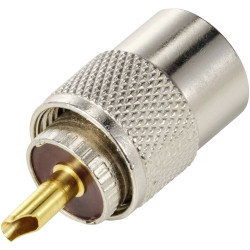 TruComponents 160861 UHF connector Plug, straight 50 Ω